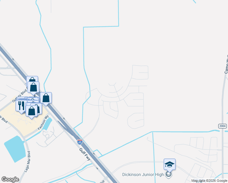map of restaurants, bars, coffee shops, grocery stores, and more near 3310 Gulf Freeway in Texas City