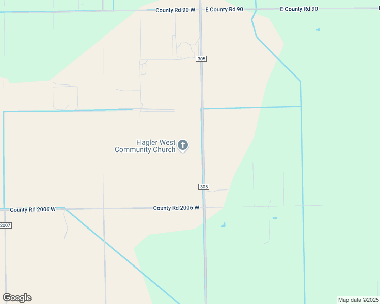 map of restaurants, bars, coffee shops, grocery stores, and more near 3740 County Road 305 in Bunnell