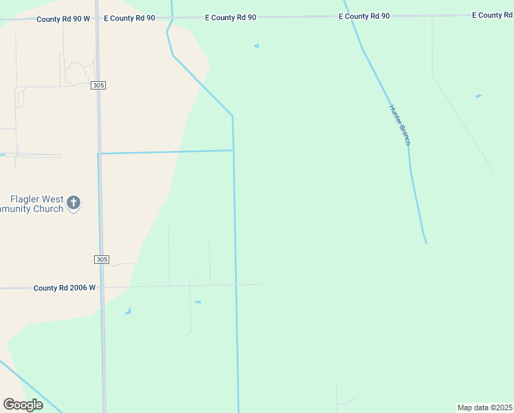 map of restaurants, bars, coffee shops, grocery stores, and more near 3537 County Road 305 in Bunnell