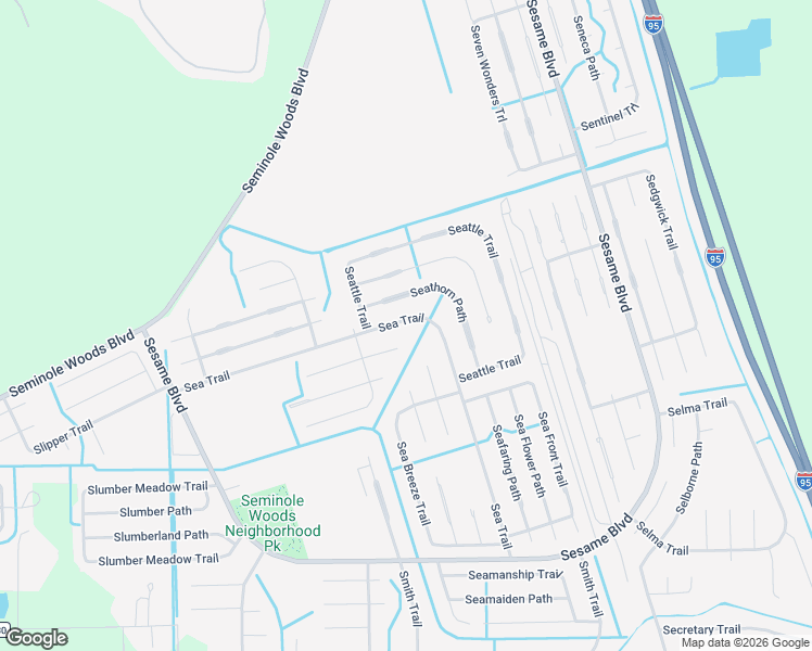 map of restaurants, bars, coffee shops, grocery stores, and more near 59 Sea Trail in Palm Coast