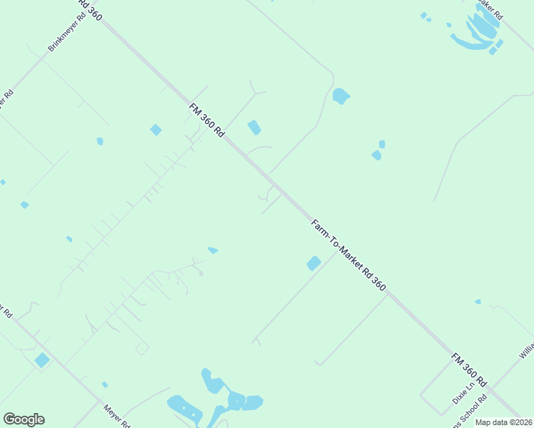 map of restaurants, bars, coffee shops, grocery stores, and more near 1604 FM 360 Road in Needville