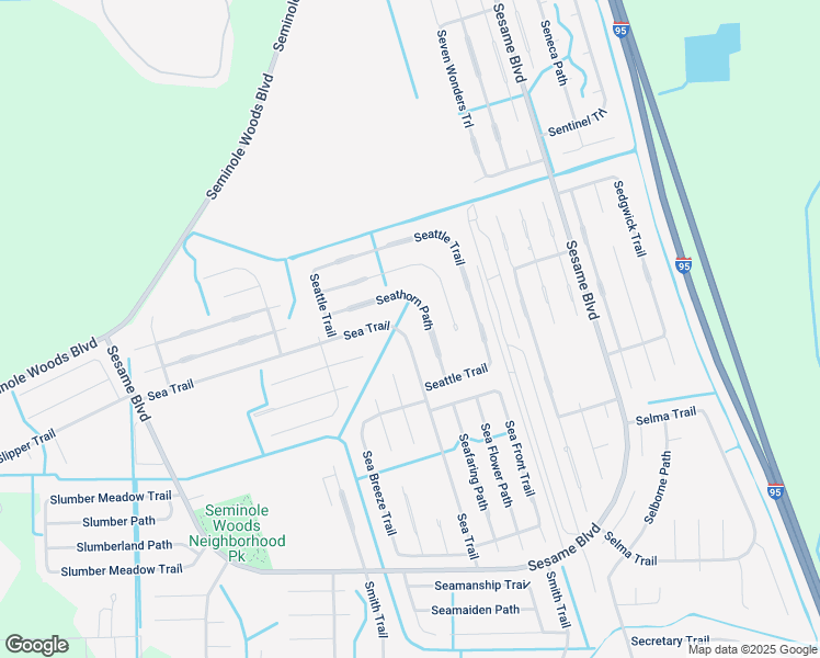 map of restaurants, bars, coffee shops, grocery stores, and more near 71 Sea Trail in Palm Coast