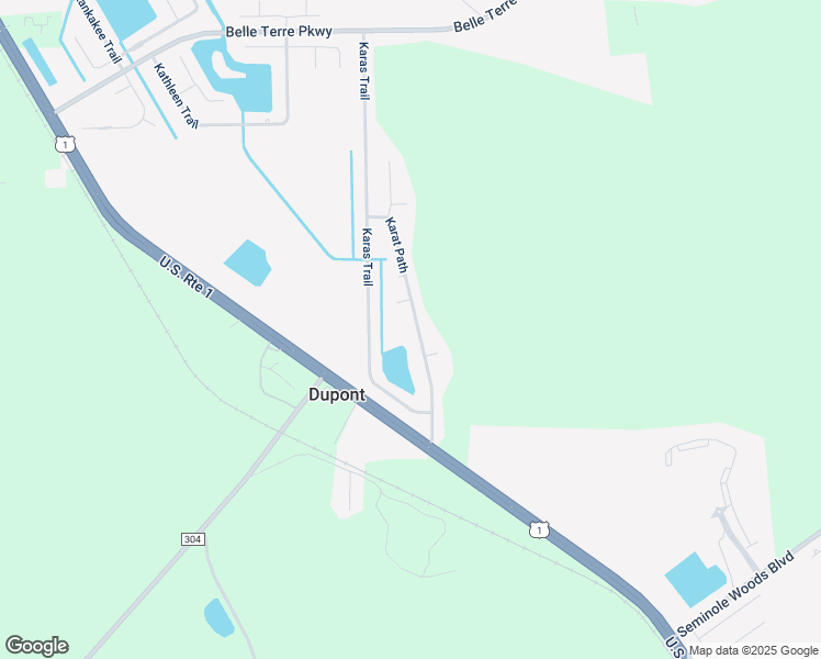 map of restaurants, bars, coffee shops, grocery stores, and more near 33 Karat Path in Palm Coast