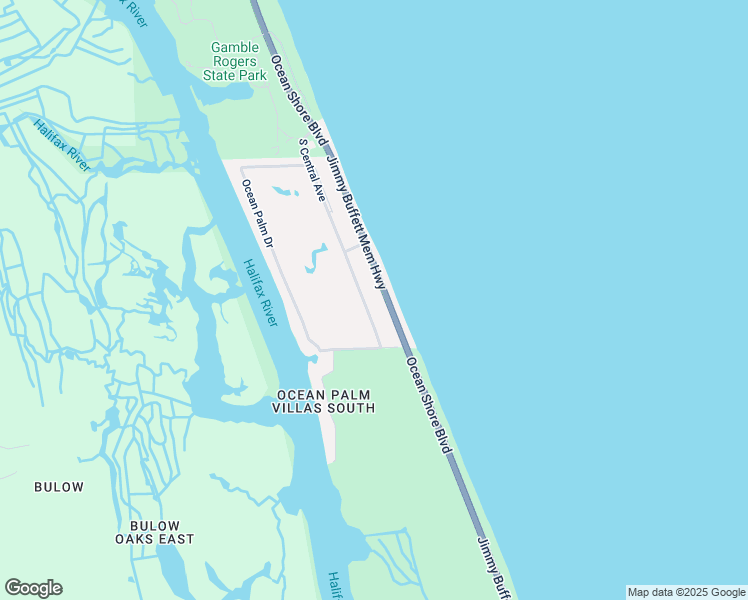 map of restaurants, bars, coffee shops, grocery stores, and more near 3700 South Oceanshore Boulevard in Flagler Beach