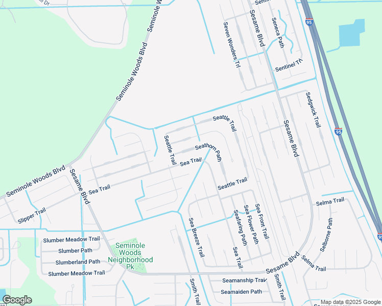 map of restaurants, bars, coffee shops, grocery stores, and more near 59 Sea Trail in Palm Coast