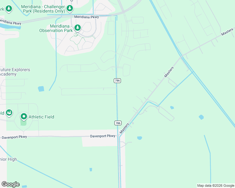 map of restaurants, bars, coffee shops, grocery stores, and more near County Road 786 in Arcola