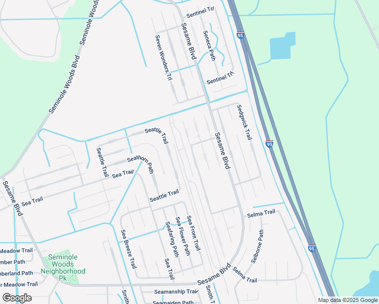 map of restaurants, bars, coffee shops, grocery stores, and more near 14 Serbian Bellflower Trail in Palm Coast