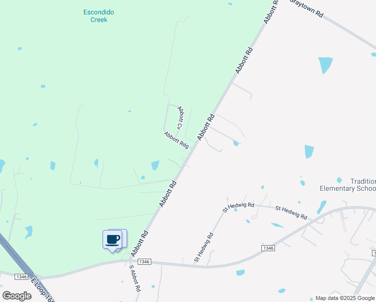 map of restaurants, bars, coffee shops, grocery stores, and more near 565 Abbott Road in Saint Hedwig