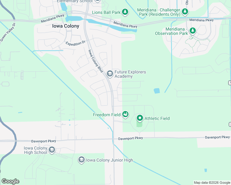 map of restaurants, bars, coffee shops, grocery stores, and more near 10606 Cabot Trail in Rosharon
