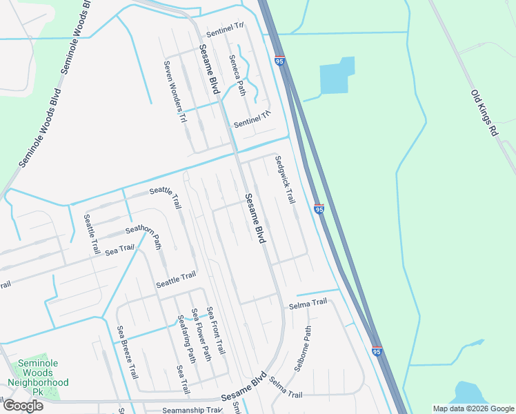 map of restaurants, bars, coffee shops, grocery stores, and more near 22 Sederholm Path in Palm Coast