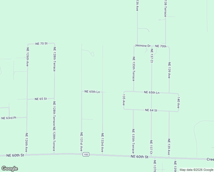 map of restaurants, bars, coffee shops, grocery stores, and more near 6651 Northeast 133rd Avenue in Williston