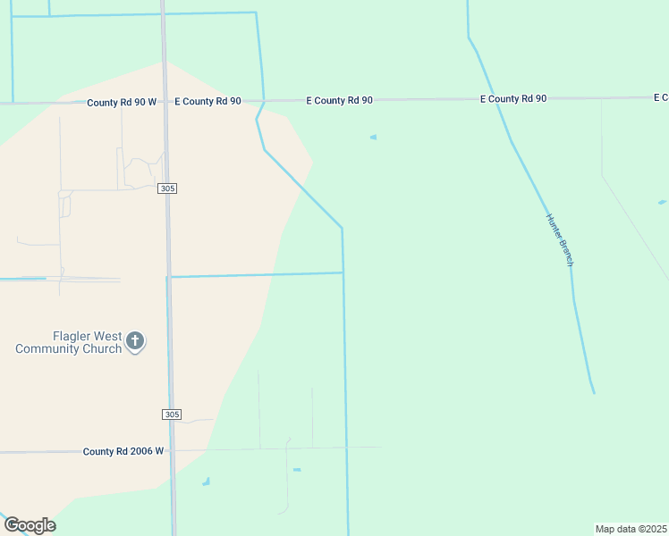 map of restaurants, bars, coffee shops, grocery stores, and more near Dunson Estates Road in Bunnell