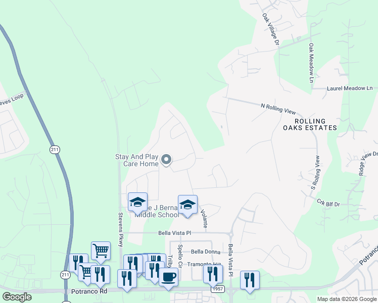map of restaurants, bars, coffee shops, grocery stores, and more near 14007 Gemma in San Antonio