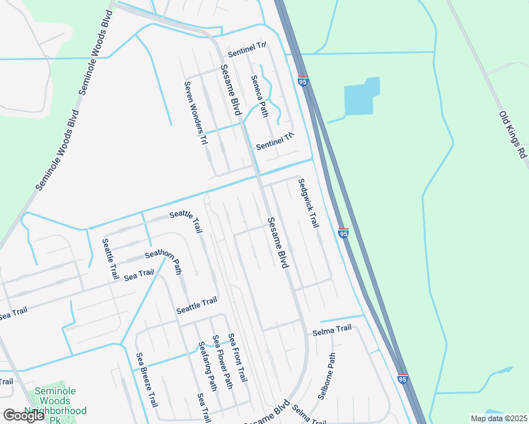 map of restaurants, bars, coffee shops, grocery stores, and more near 3 Serenade Place in Palm Coast