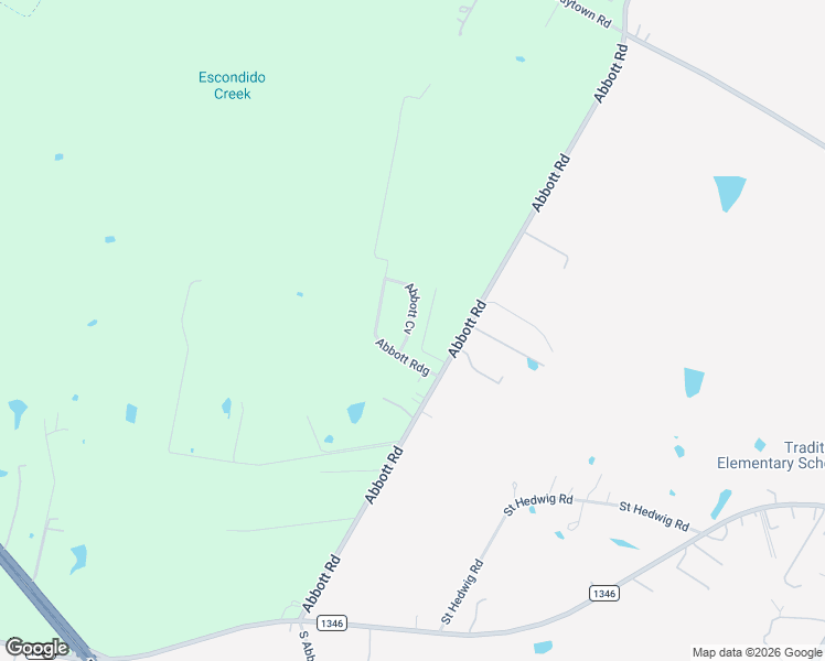 map of restaurants, bars, coffee shops, grocery stores, and more near 706 Abbott Cove in Saint Hedwig