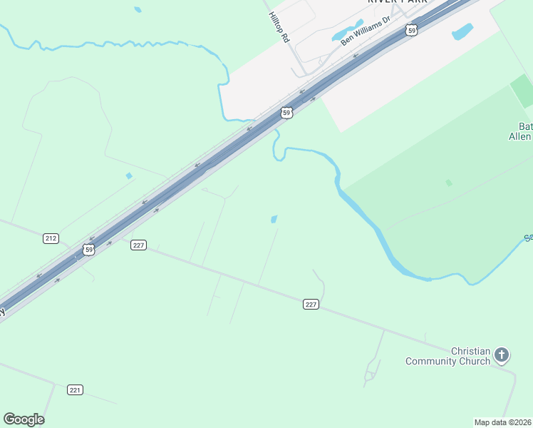 map of restaurants, bars, coffee shops, grocery stores, and more near 12248 Oralee Road in East Bernard