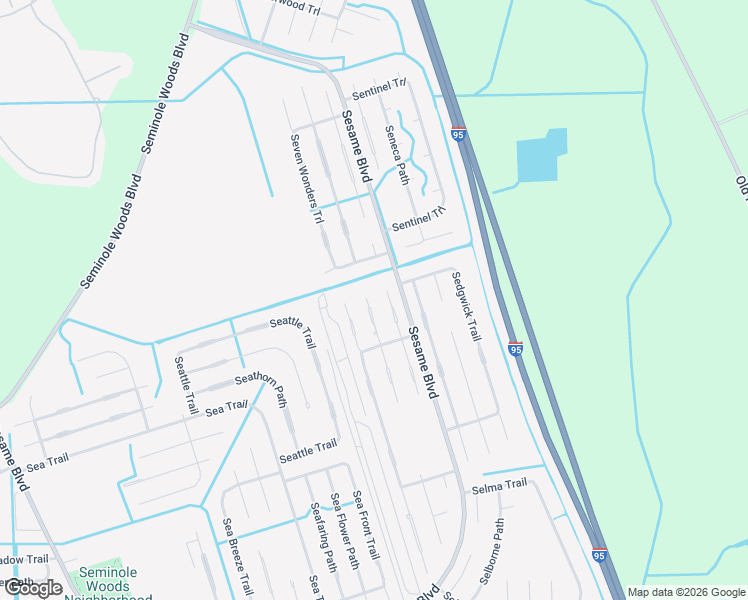 map of restaurants, bars, coffee shops, grocery stores, and more near 17 Serene Place in Palm Coast