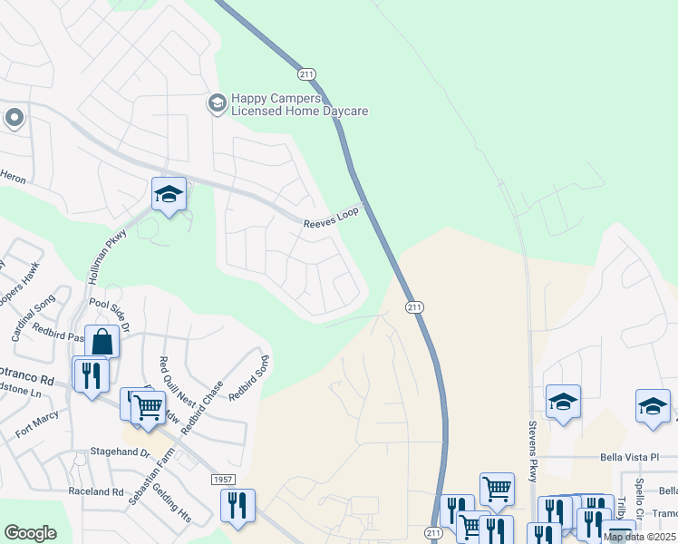 map of restaurants, bars, coffee shops, grocery stores, and more near 1407 Lesser Scaup in San Antonio
