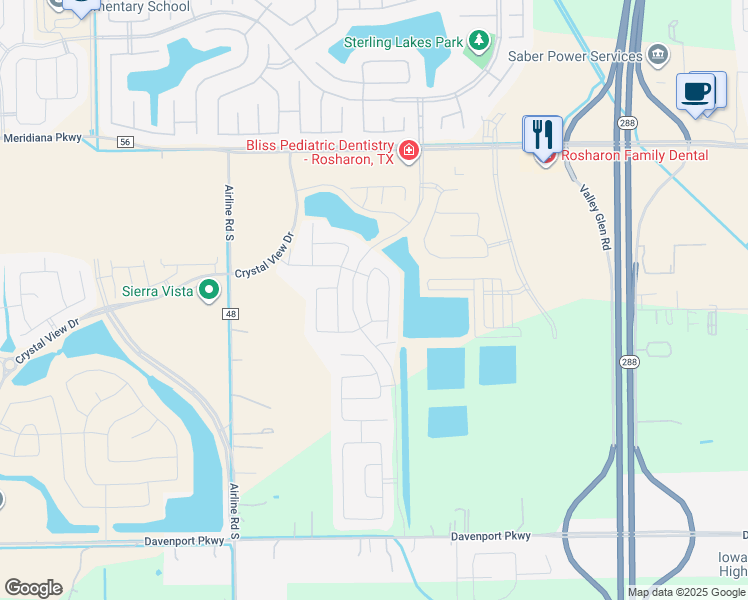 map of restaurants, bars, coffee shops, grocery stores, and more near 10406 Sill Prairie Dr in Arcola