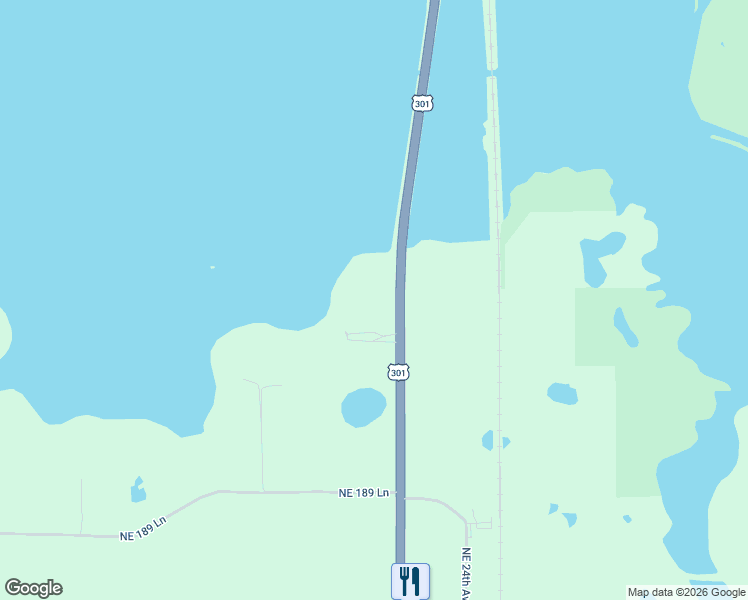 map of restaurants, bars, coffee shops, grocery stores, and more near 19500 U.S. 301 in Citra