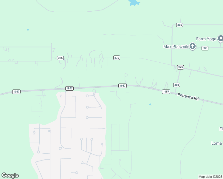 map of restaurants, bars, coffee shops, grocery stores, and more near 36 Farm to Market Road 1957 in San Antonio