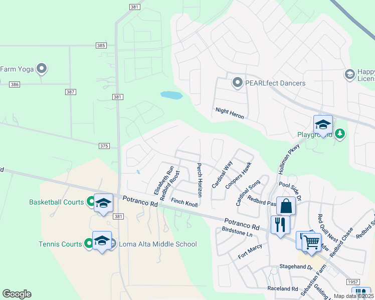 map of restaurants, bars, coffee shops, grocery stores, and more near 142 Katherine Way in San Antonio