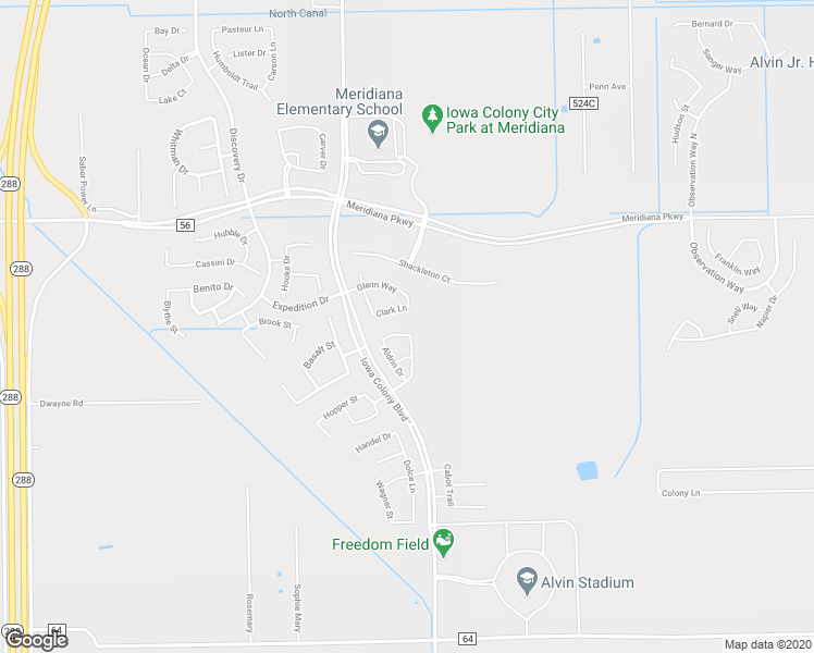 map of restaurants, bars, coffee shops, grocery stores, and more near 3927 Ballard Street in Rosharon