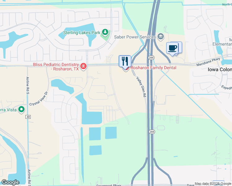 map of restaurants, bars, coffee shops, grocery stores, and more near Karsten Blvd in Arcola