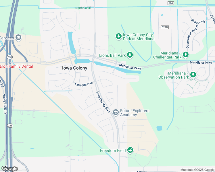 map of restaurants, bars, coffee shops, grocery stores, and more near 3927 Ballard Street in Rosharon