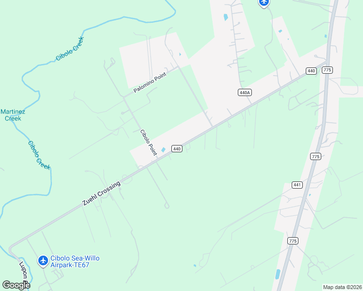 map of restaurants, bars, coffee shops, grocery stores, and more near 1025 Zuehl Crossing Road in La Vernia