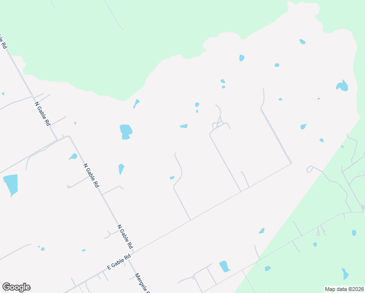 map of restaurants, bars, coffee shops, grocery stores, and more near 16547 East Gable Road in Saint Hedwig