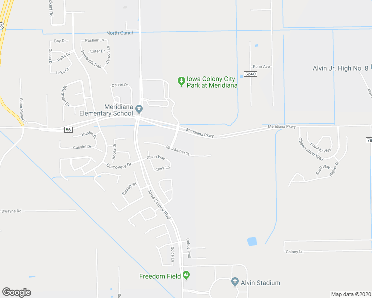map of restaurants, bars, coffee shops, grocery stores, and more near 4015 Shackleton Court in Rosharon