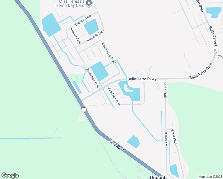 map of restaurants, bars, coffee shops, grocery stores, and more near 5 Kathleen Trail in Palm Coast