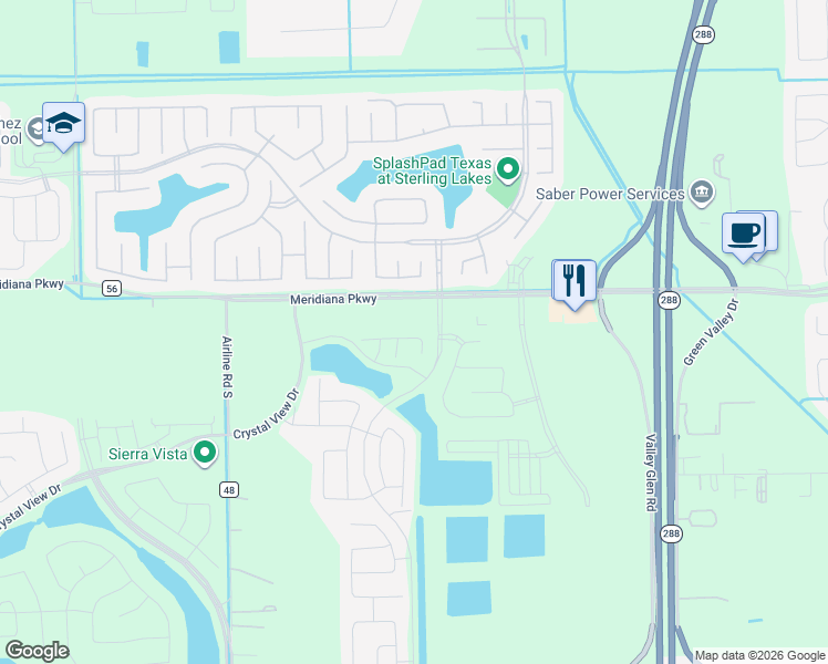 map of restaurants, bars, coffee shops, grocery stores, and more near 10103 Gray Pine Drive in Rosharon