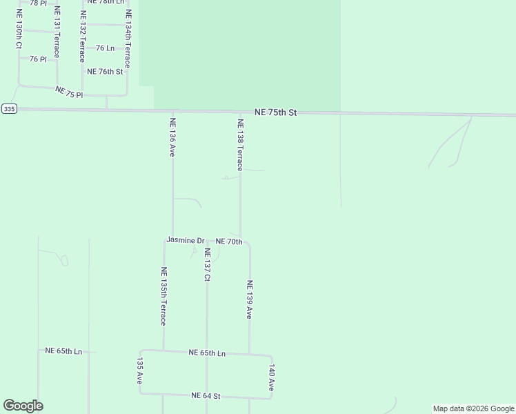 map of restaurants, bars, coffee shops, grocery stores, and more near 7091 Northeast 138th Terrace in Williston