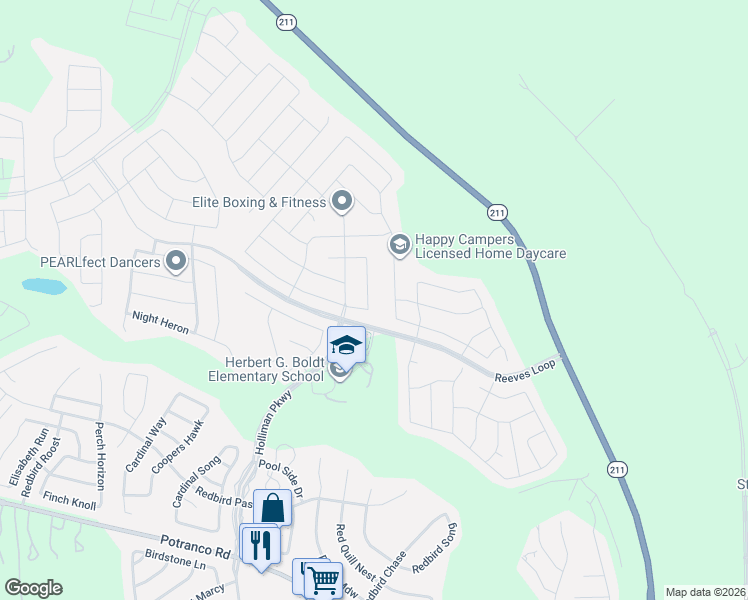 map of restaurants, bars, coffee shops, grocery stores, and more near 15010 Cinnamon Teal in San Antonio