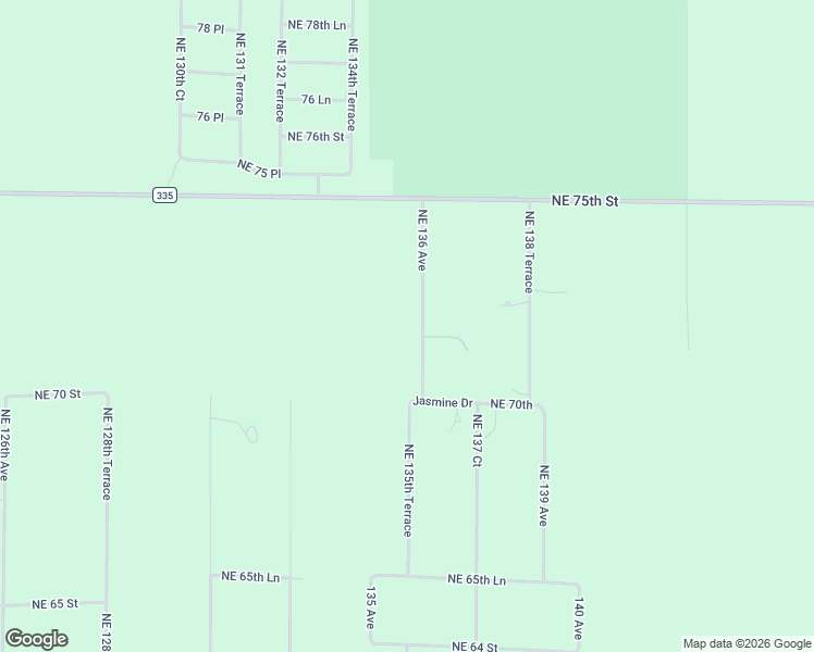 map of restaurants, bars, coffee shops, grocery stores, and more near 7190 Northeast 136 Avenue in Williston