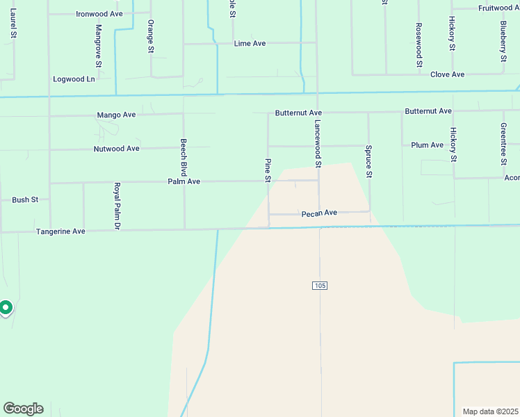 map of restaurants, bars, coffee shops, grocery stores, and more near 2916 Palm Avenue in Bunnell