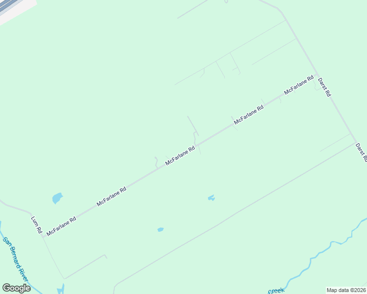 map of restaurants, bars, coffee shops, grocery stores, and more near 12534 McFarlane Road in Beasley