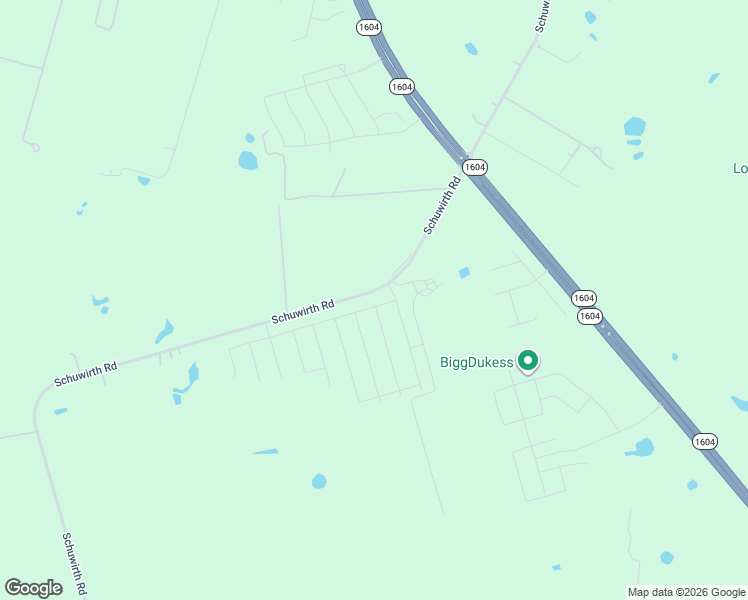 map of restaurants, bars, coffee shops, grocery stores, and more near 1370-1598 Schuwirth Road in Adkins