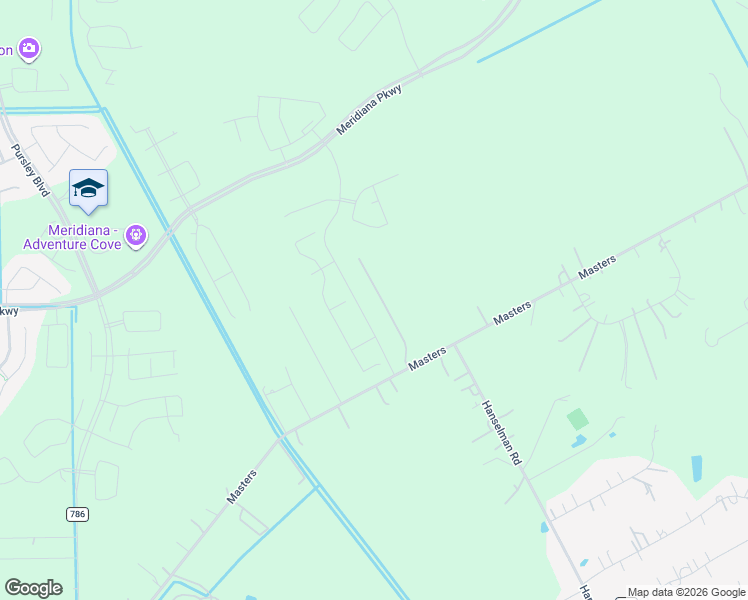 map of restaurants, bars, coffee shops, grocery stores, and more near 9825 Masters Road in Manvel