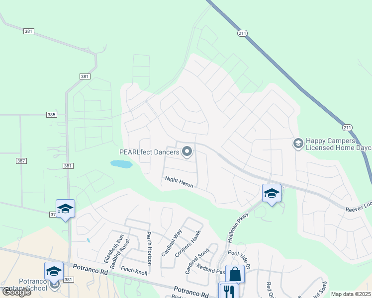 map of restaurants, bars, coffee shops, grocery stores, and more near Cooks Petrel in San Antonio
