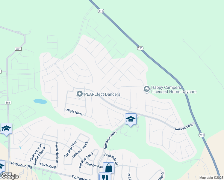 map of restaurants, bars, coffee shops, grocery stores, and more near 15231 Field Sparrow in San Antonio
