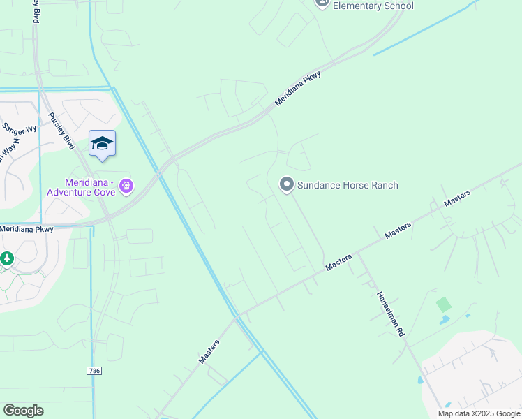map of restaurants, bars, coffee shops, grocery stores, and more near 10002 County Road 67 in Manvel