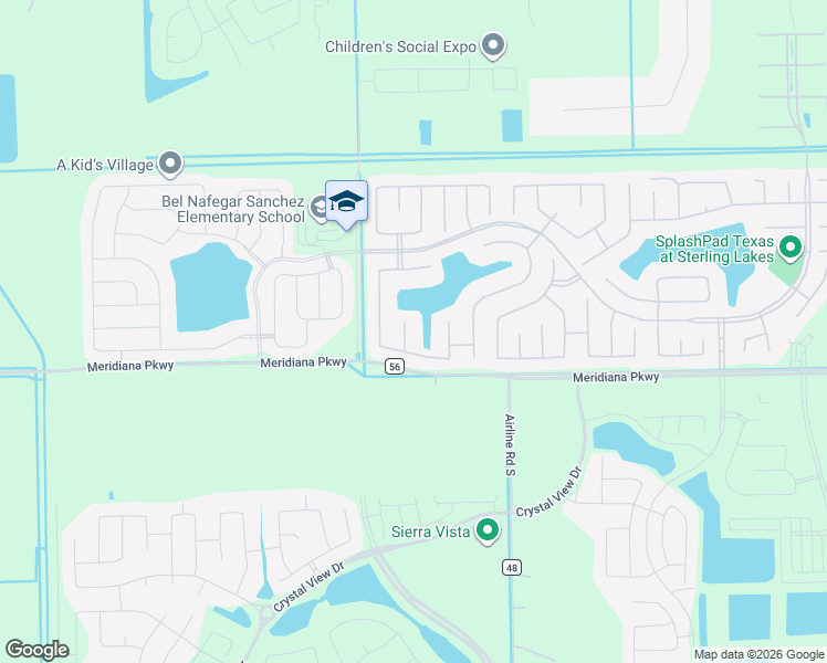 map of restaurants, bars, coffee shops, grocery stores, and more near 9911 Bezeled Circle Lane in Rosharon