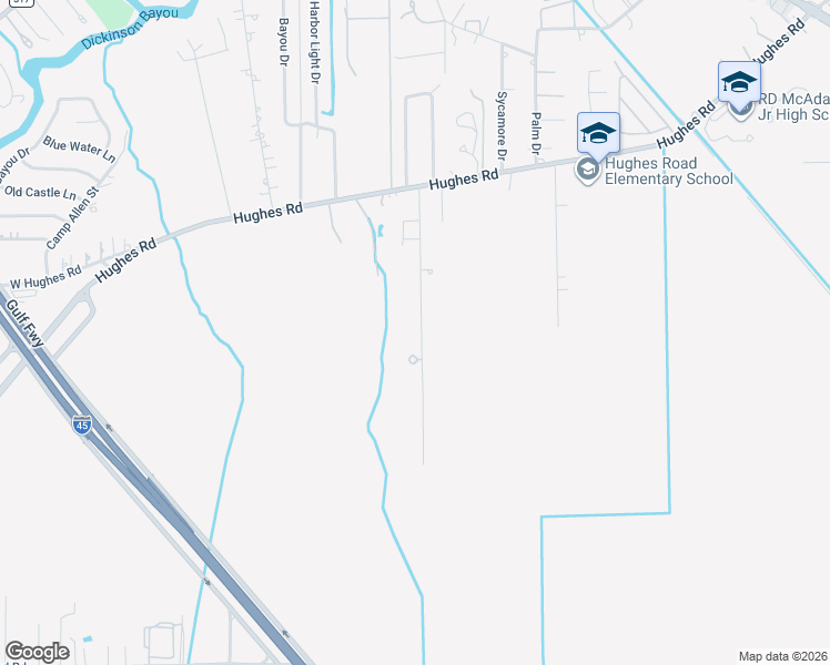 map of restaurants, bars, coffee shops, grocery stores, and more near 7315 Rice Road in Dickinson