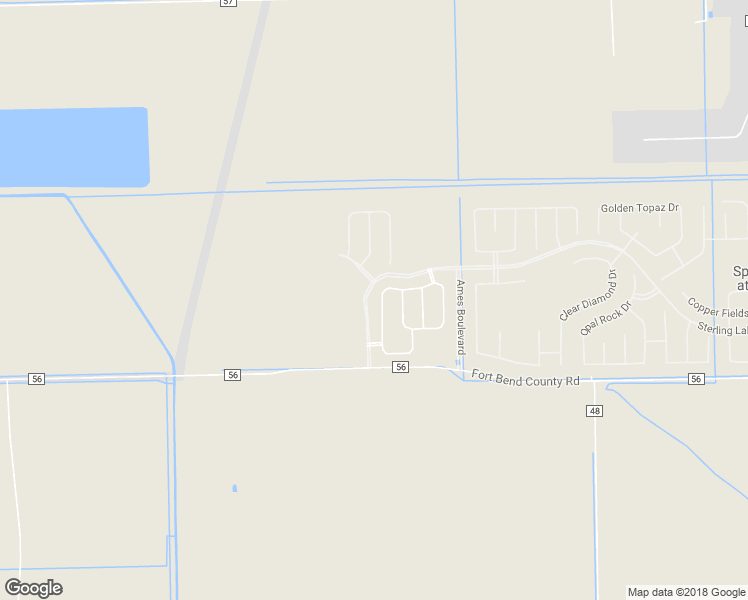 map of restaurants, bars, coffee shops, grocery stores, and more near 9718 Blue Sapphire Lane in Rosharon