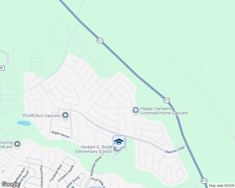 map of restaurants, bars, coffee shops, grocery stores, and more near 834 Hollimon Parkway in San Antonio