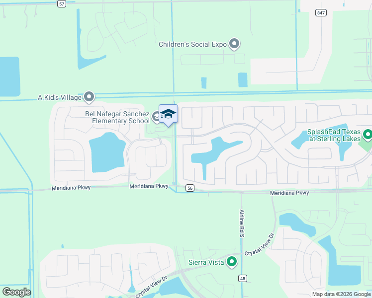 map of restaurants, bars, coffee shops, grocery stores, and more near 9714 Shimmering Lakes Drive in Rosharon