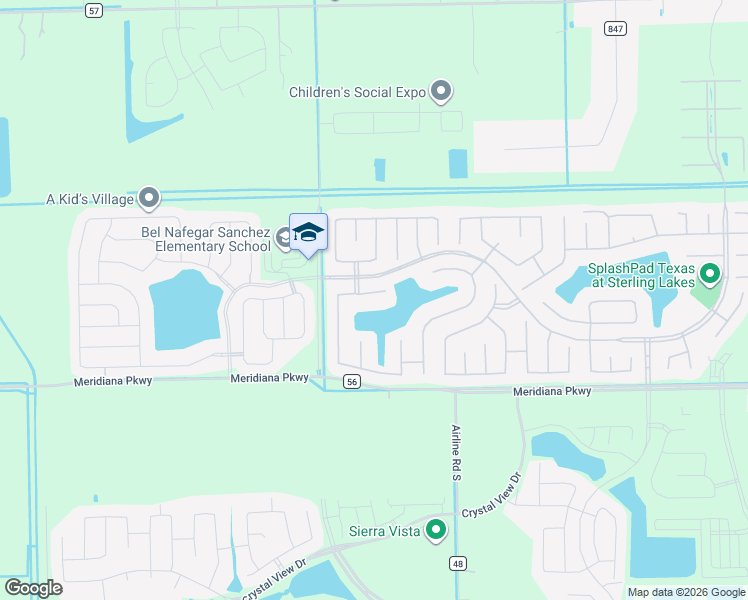 map of restaurants, bars, coffee shops, grocery stores, and more near 1838 Luminous Waters Lane in Rosharon